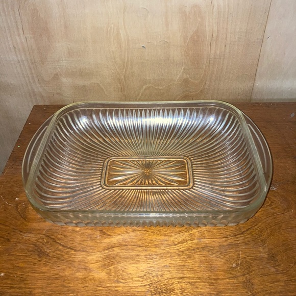 Kitchen Vintage Glass Casserole Dish Poshmark